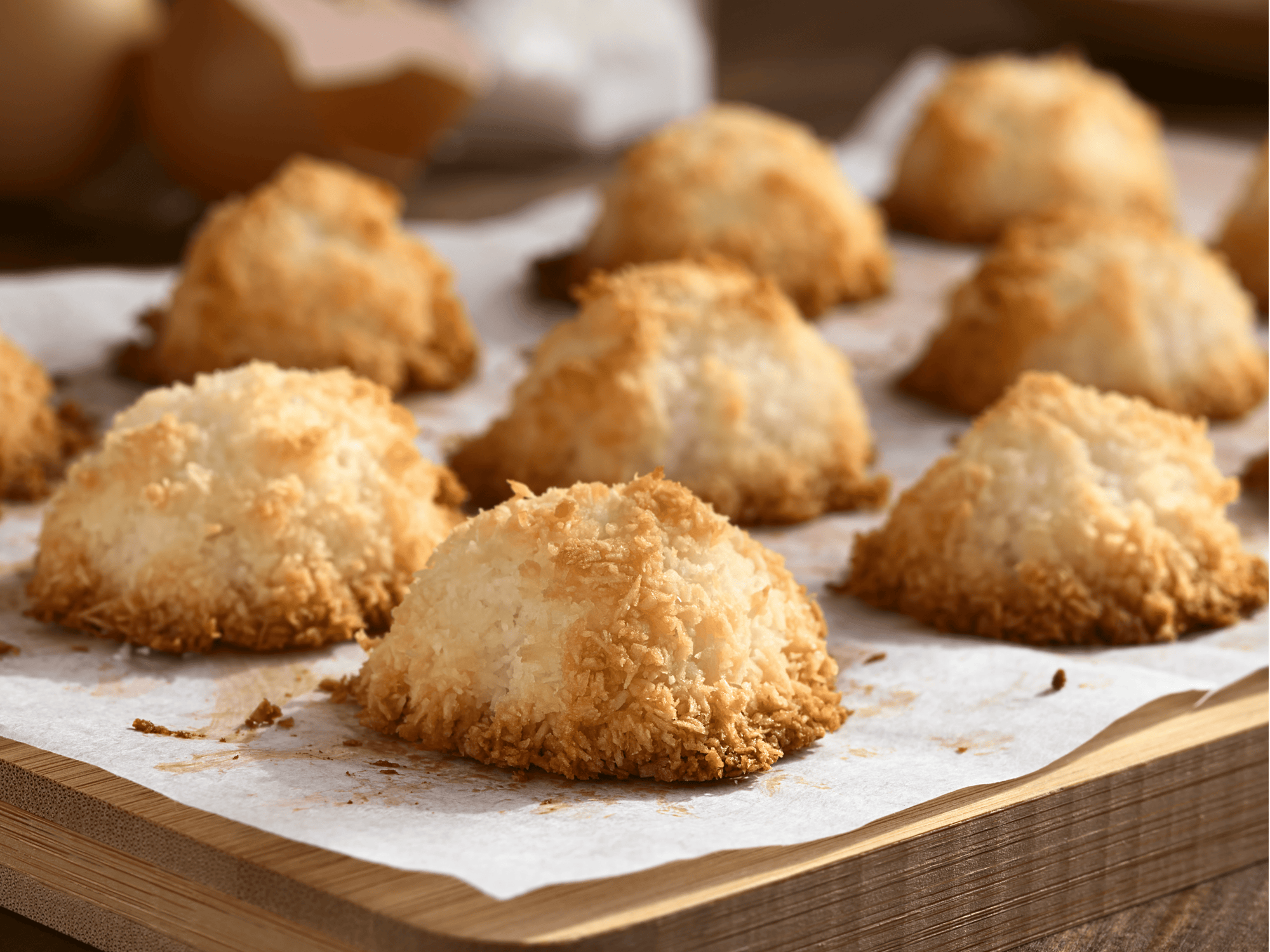 Kokosmakronen mit extra Protein