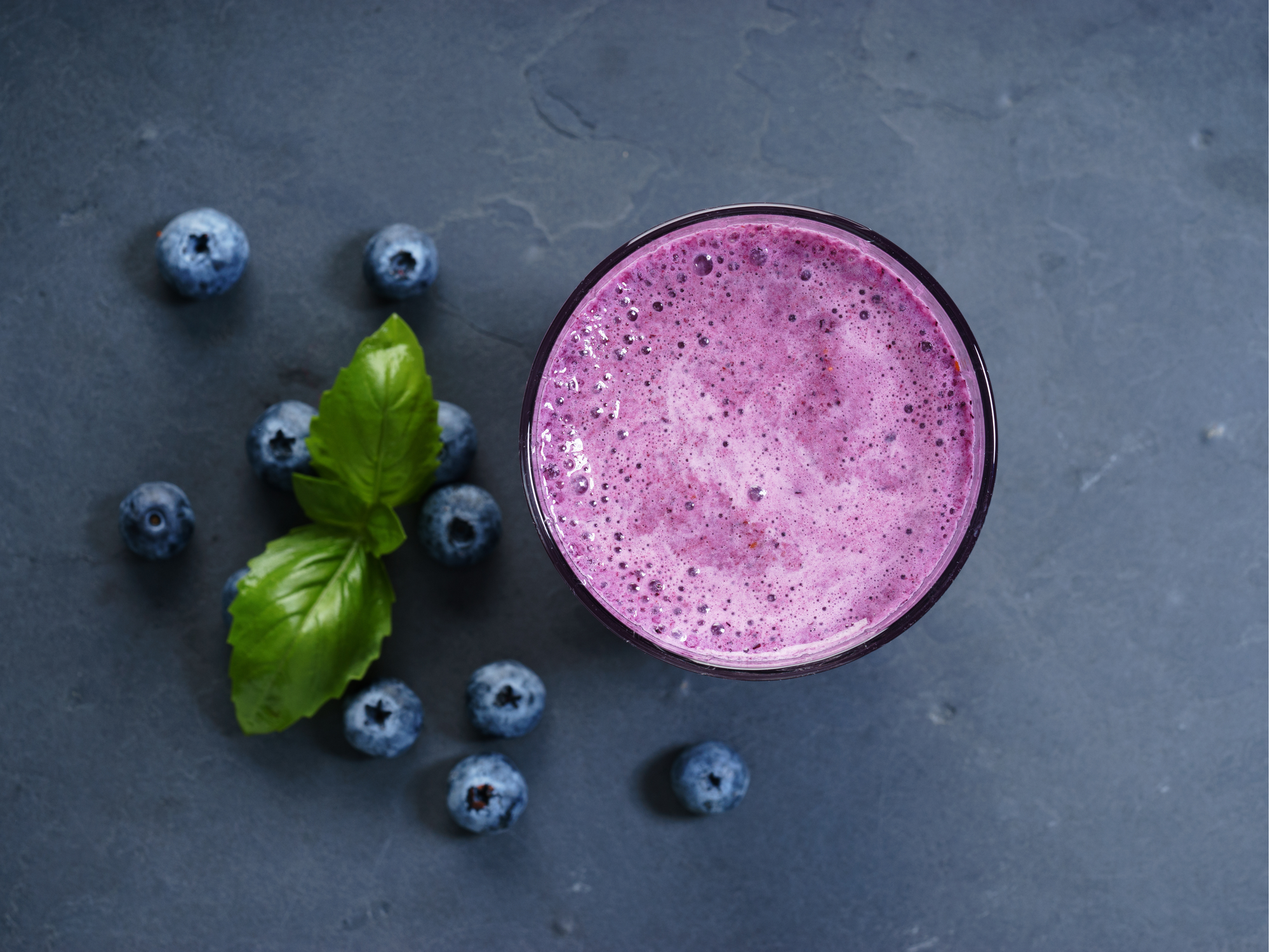 Blaubeer-Kokos Shake