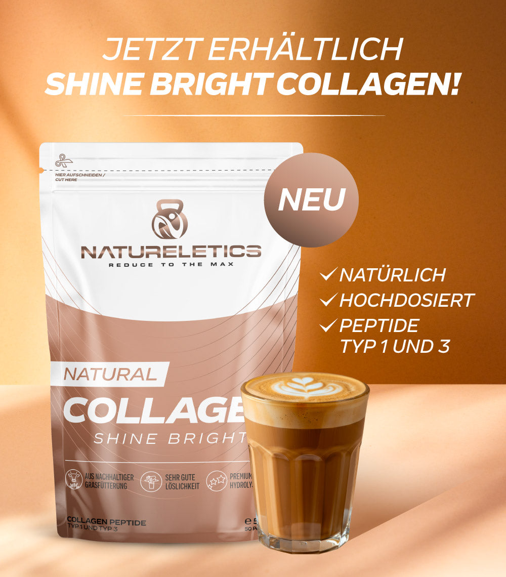 Kollagen-Beutel mit Kaffee