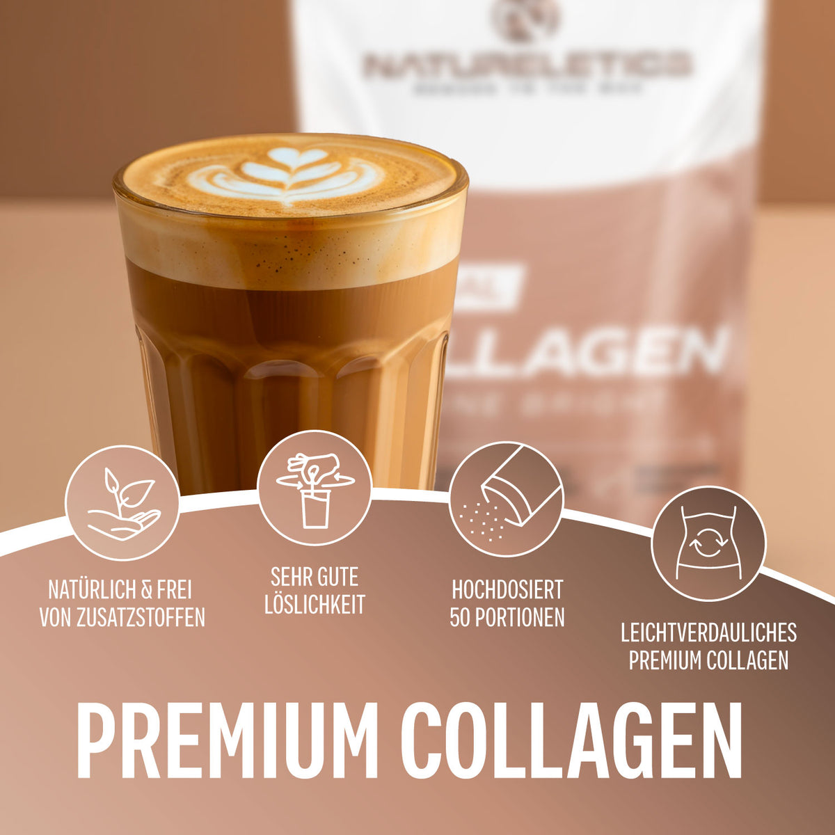 Natural Kollagen Shine Bright 500g