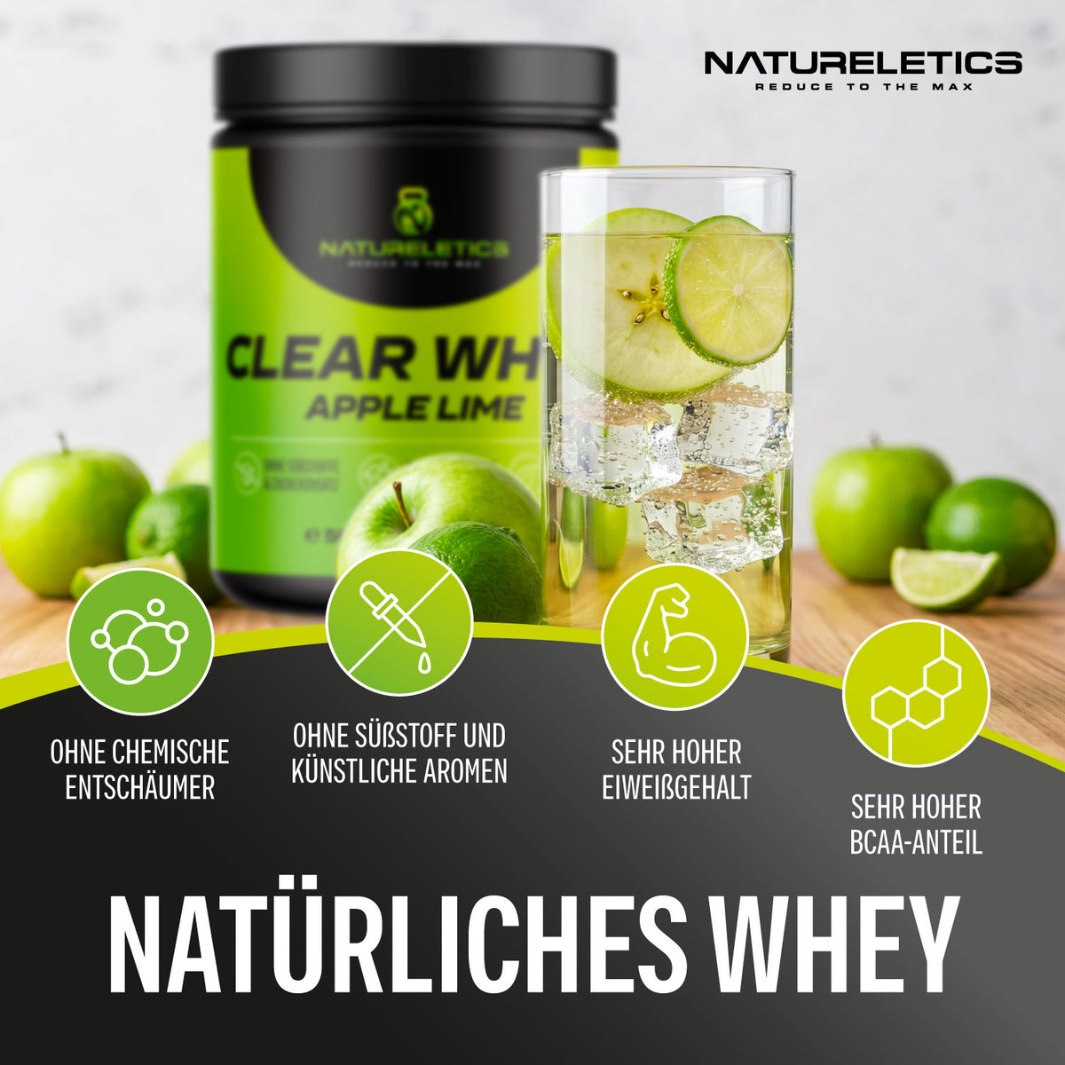 CLEAR WHEY ISOLAT APPLE LIME 500 g