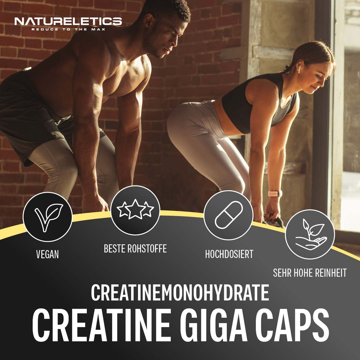 CREATIN MONOHYDRAT GIGA CAPS, 240 Kapseln