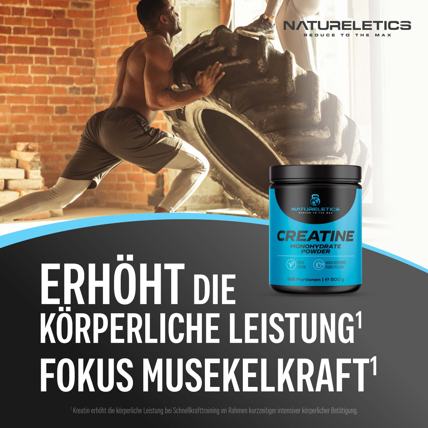 CREATIN MONOHYDRAT PULVER 500 g