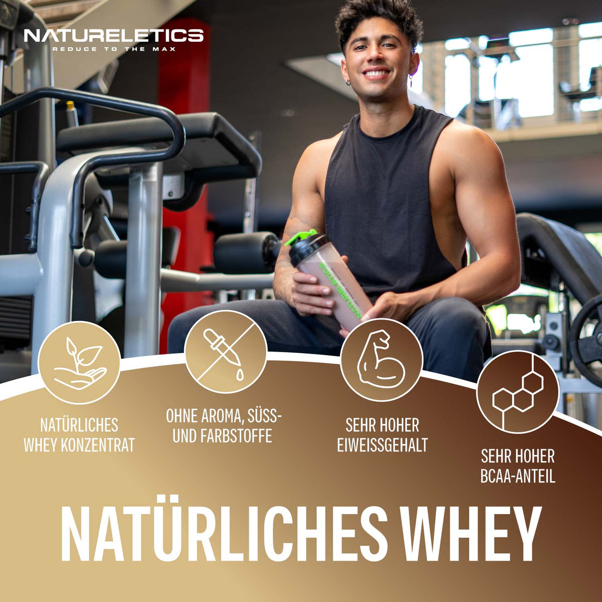 NATURAL WHEY KONZENTRAT VANILLA-COFFEE 1 kg