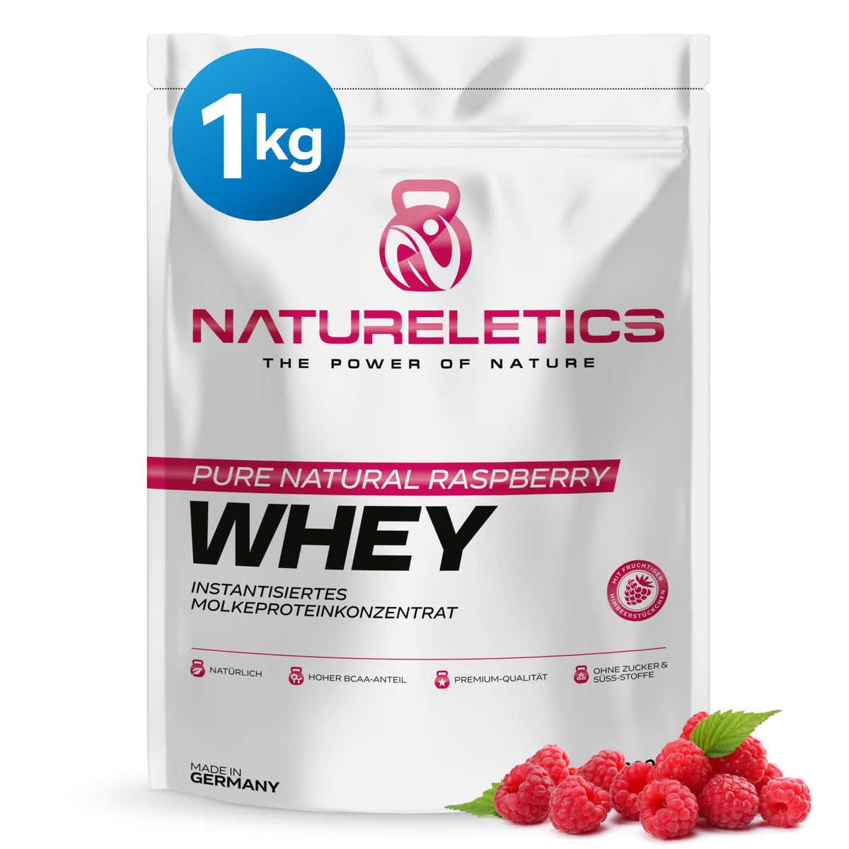 NATURAL WHEY KONZENTRAT HIMBEERE 1 kg