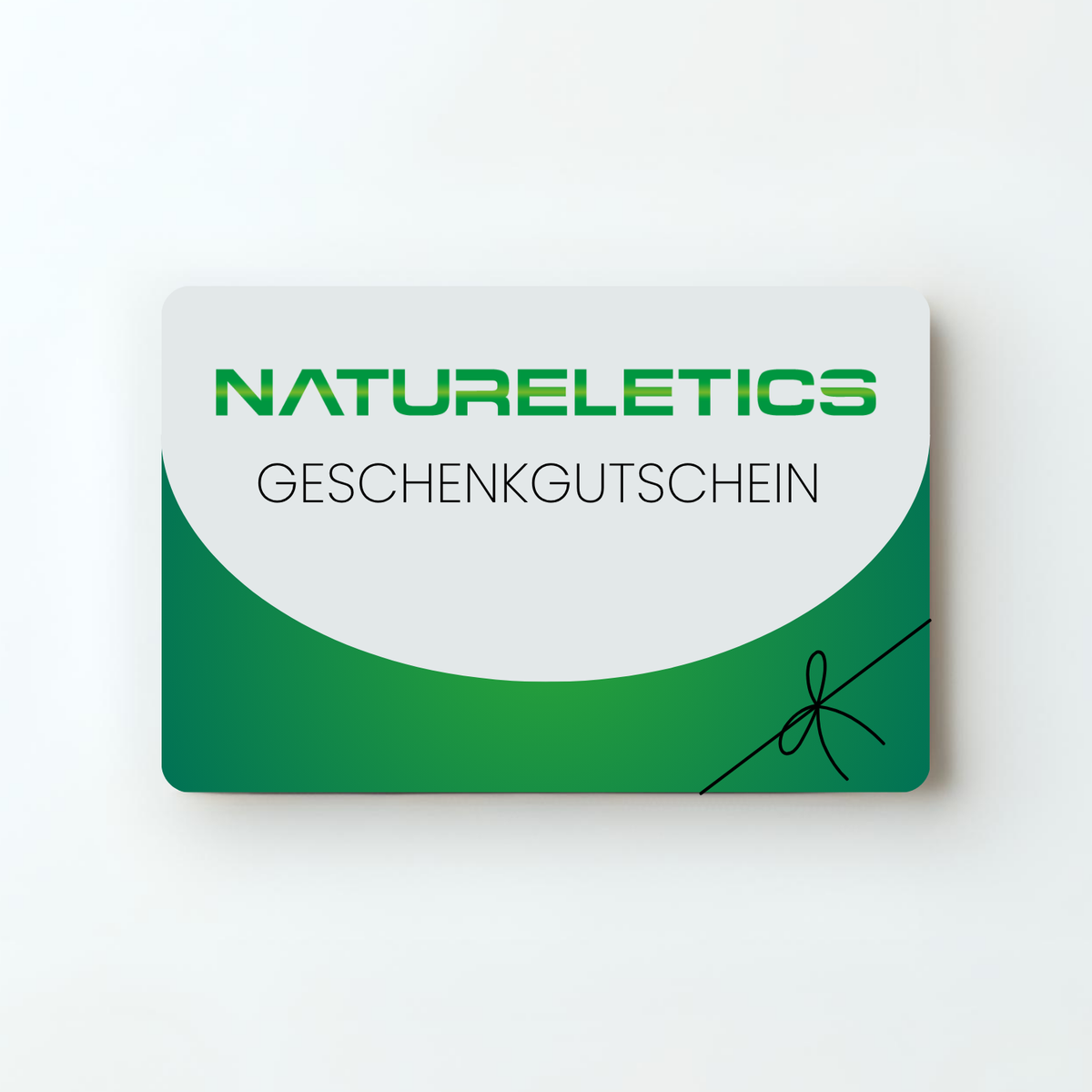 Geschenkgutscheins für den Shop von Natureletics