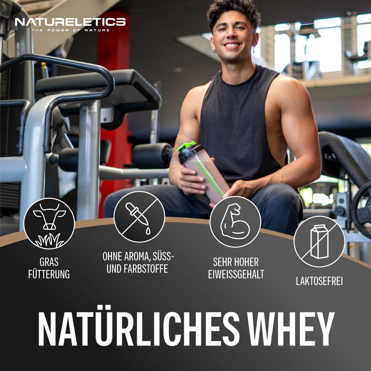 NATURAL WHEY ISOLAT SCHOKO LAKTOSEFREI 1 kg