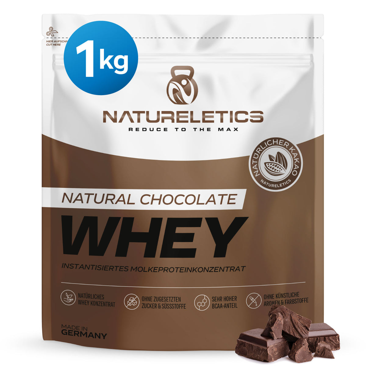 NATURAL WHEY KONZENTRAT SCHOKO 1 kg