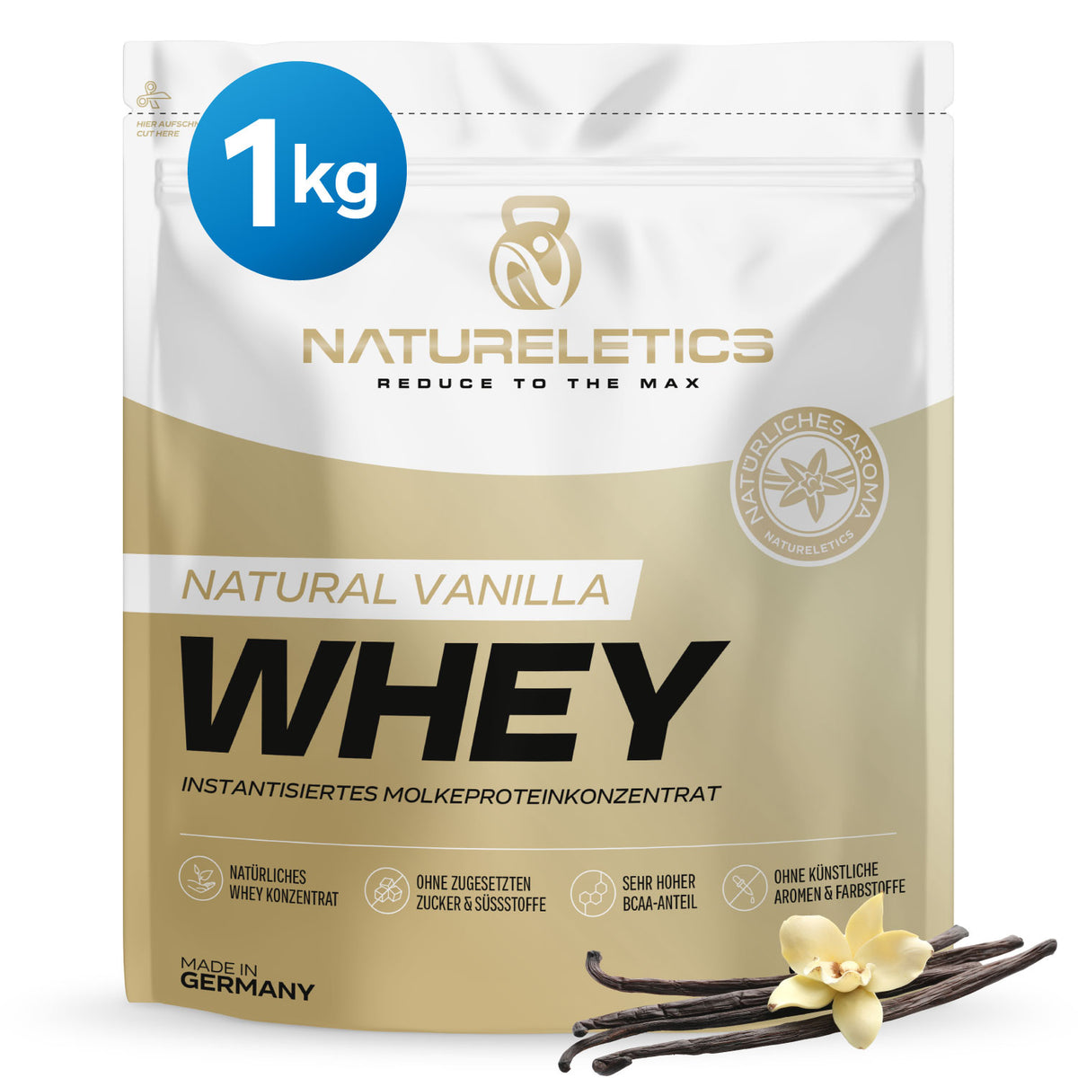 NATURAL WHEY KONZENTRAT VANILLE 1 kg