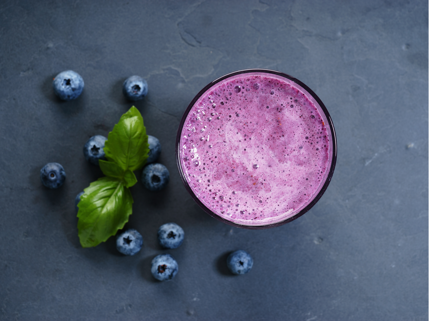 Blaubeer-Kokos Shake