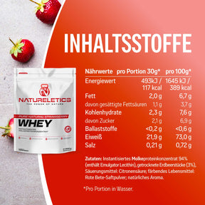 NATURAL WHEY KONZENTRAT ERDBEERE 1 kg