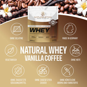NATURAL WHEY KONZENTRAT VANILLA-COFFEE 1 kg