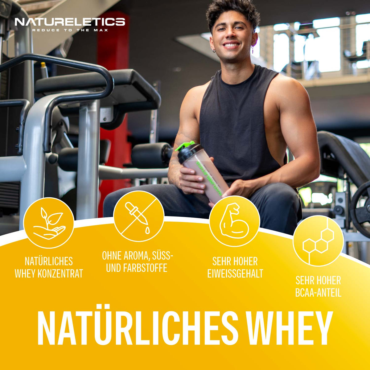 NATURAL WHEY KONZENTRAT BANANE 1 kg
