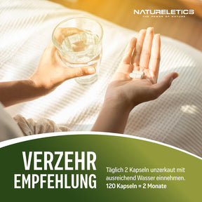 Magnesium nur zwei Kapseln täglich