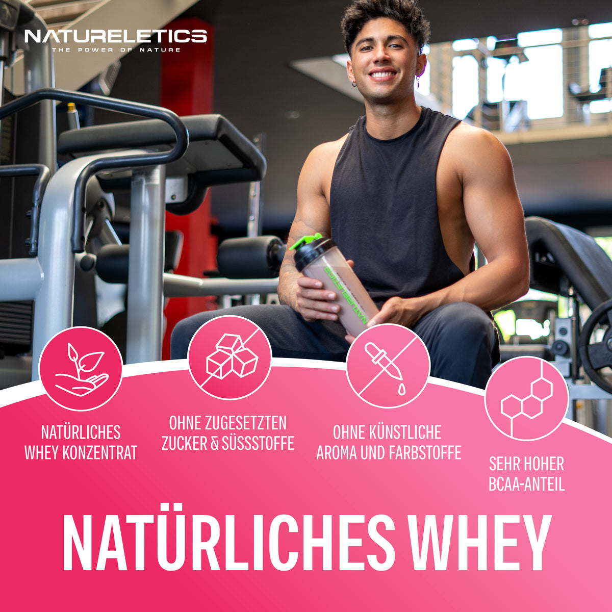 Whey Himbeere ohne künstliche Aromen