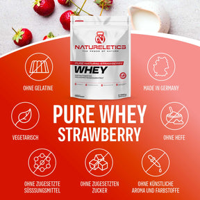 NATURAL WHEY KONZENTRAT ERDBEERE 1 kg